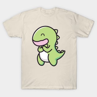 Kawaii Cute Dinosaur - Perfect baby gift for dinosaur lovers T-Shirt